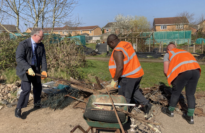 clearing fly tipping